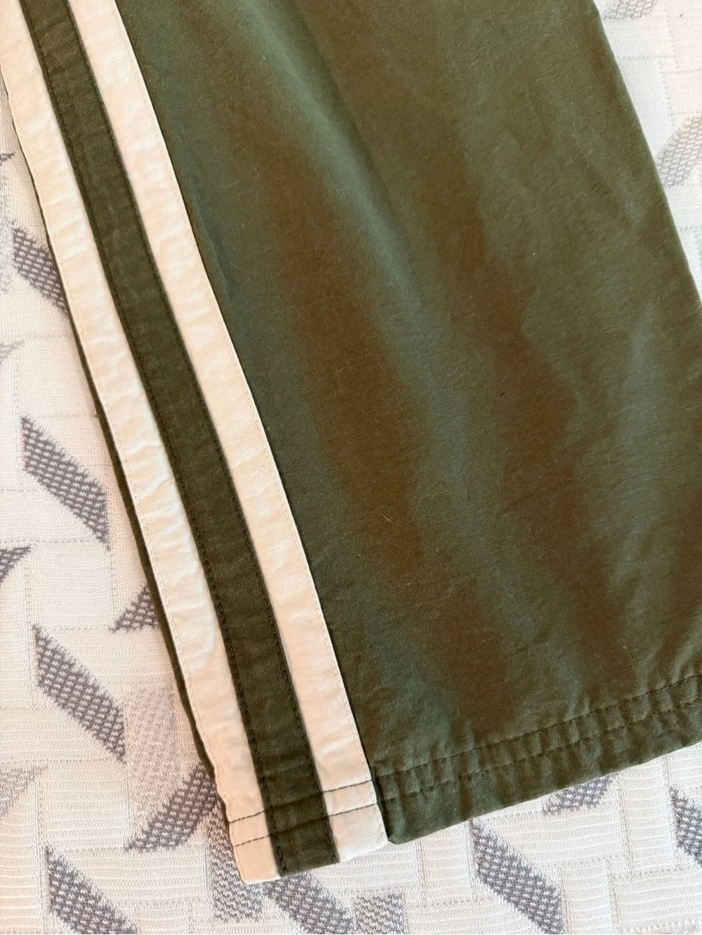 Gymboree Olive Green Stripe Side-Panel Pants